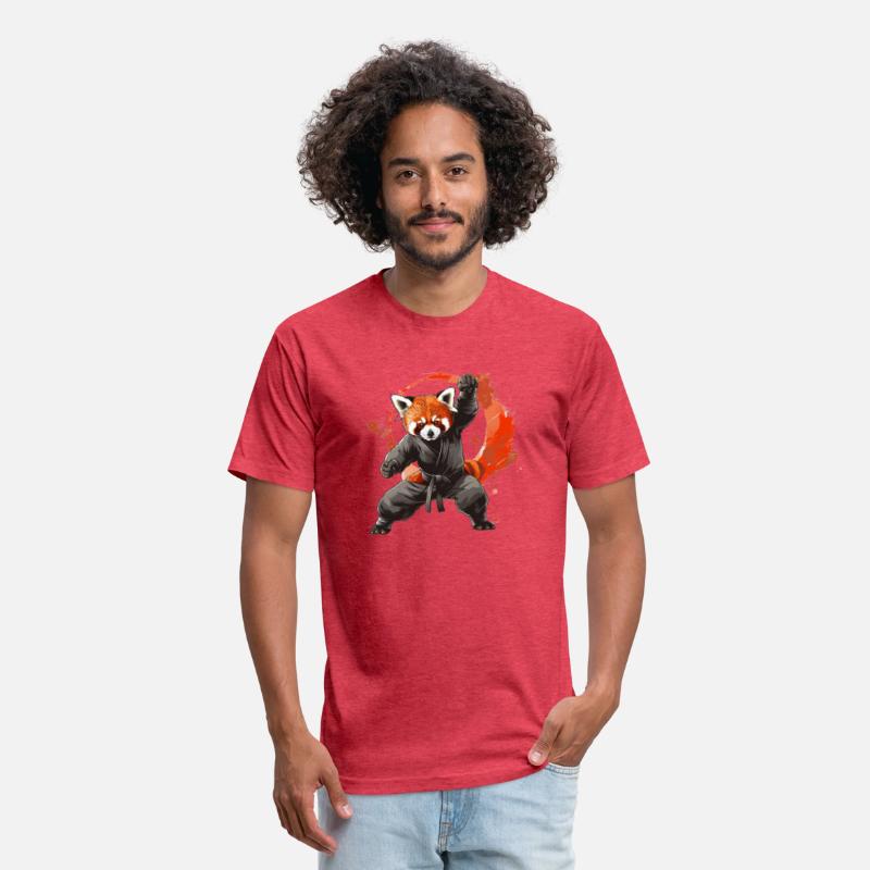 Shaolin style red panda T-shirt
