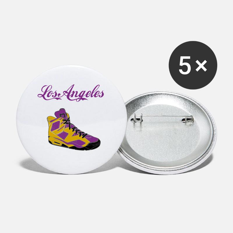 SHOES LOS ANGELES BASKETBALL YELLOW AND PURPLE