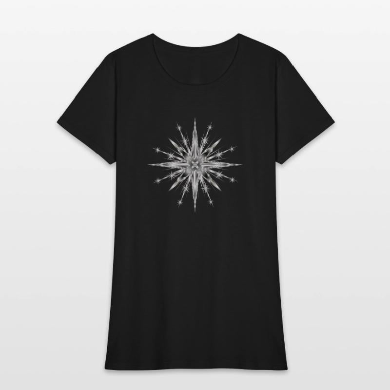 Silver colored glamor timeless star