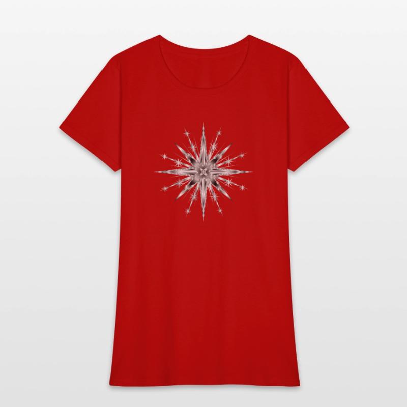 Silver colored glamor timeless star