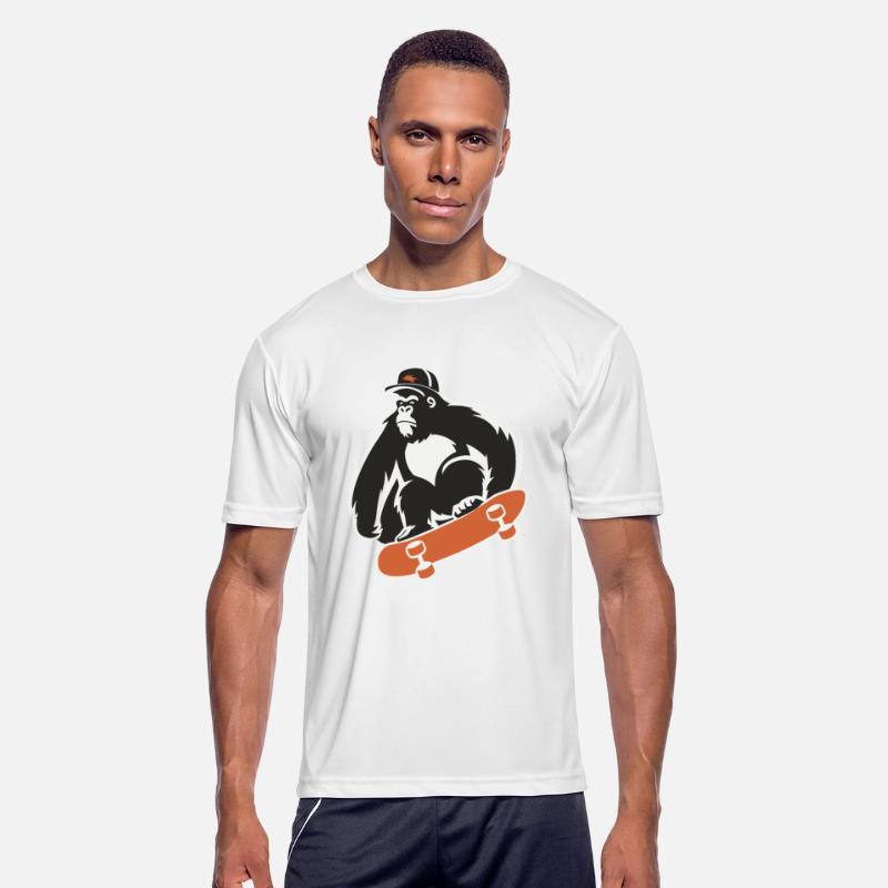 Skateboard Skateboarder Gorilla Monkey Animal