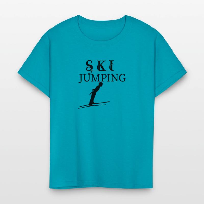 Ski jumping winter sports NOIR