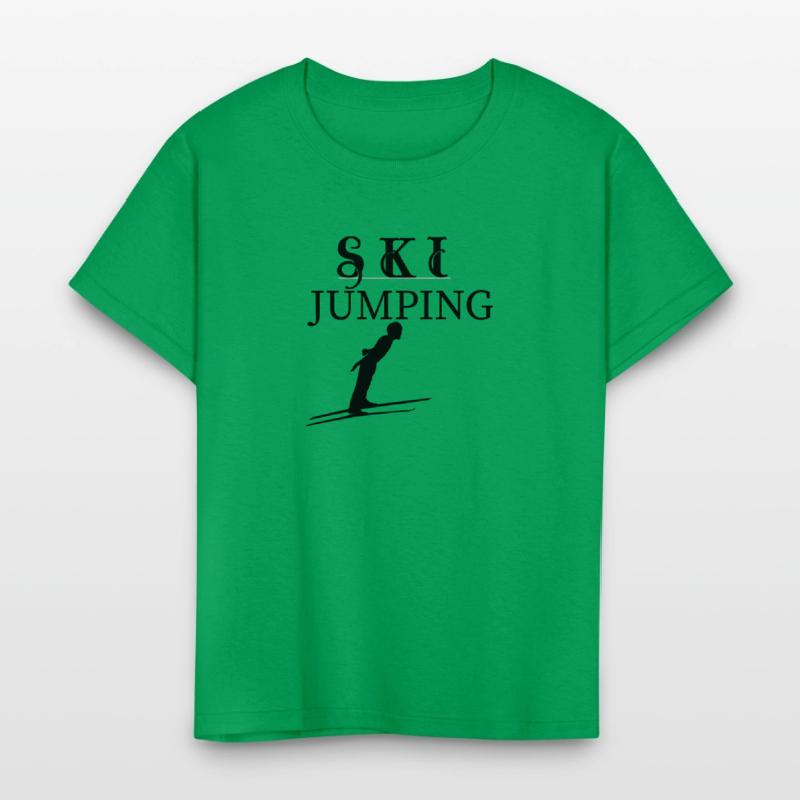 Ski jumping winter sports NOIR