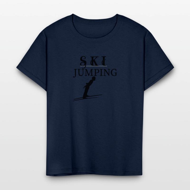 Ski jumping winter sports NOIR
