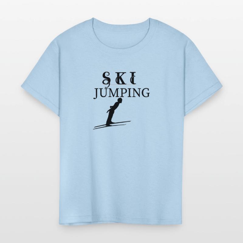 Ski jumping winter sports NOIR