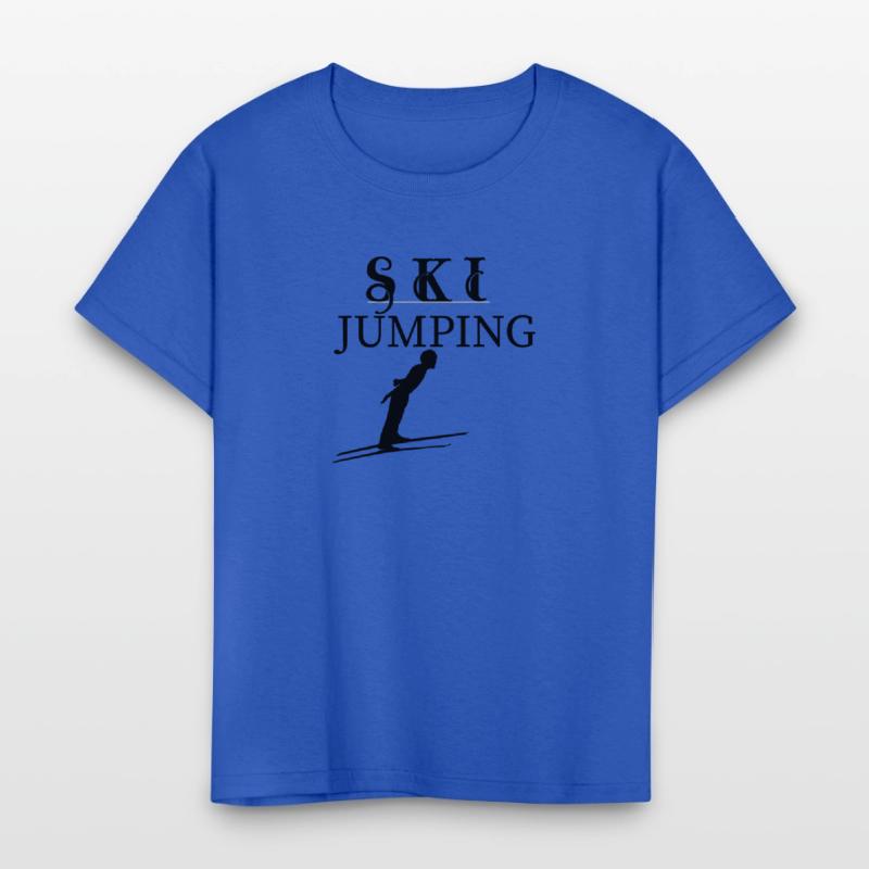 Ski jumping winter sports NOIR