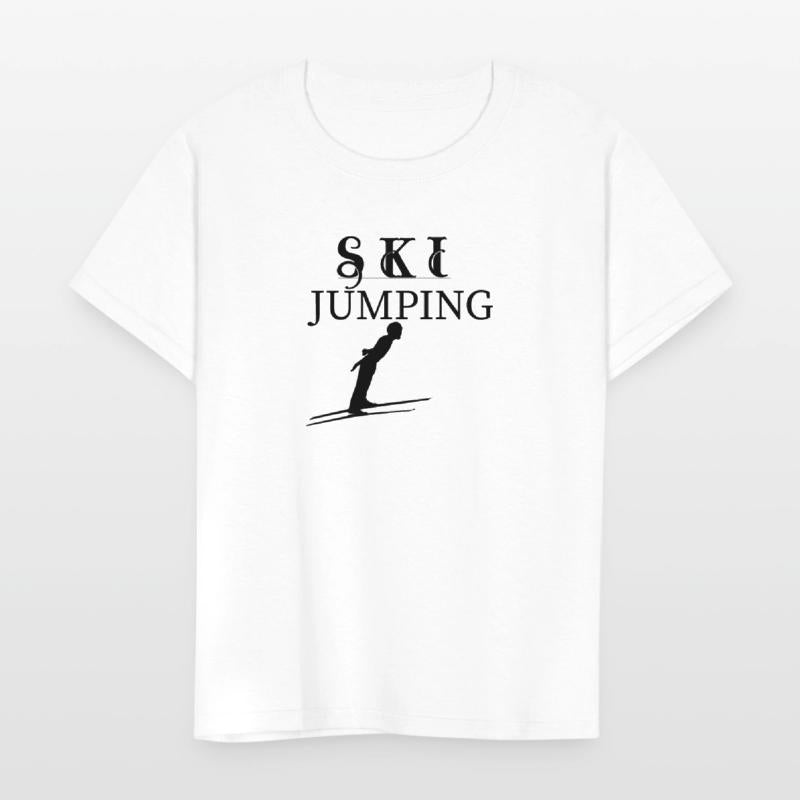 Ski jumping winter sports NOIR