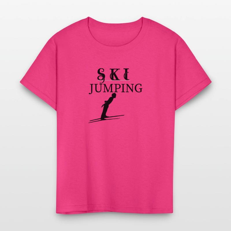 Ski jumping winter sports NOIR