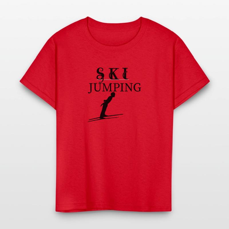 Ski jumping winter sports NOIR
