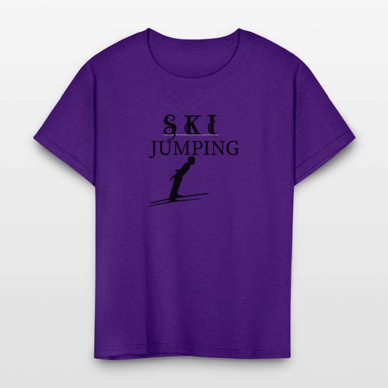 Ski jumping winter sports NOIR