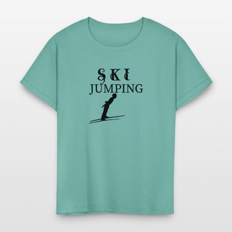 Ski jumping winter sports NOIR