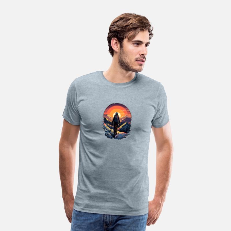 Skiing Girl Ski Snow Mountain Skier Sunset Women