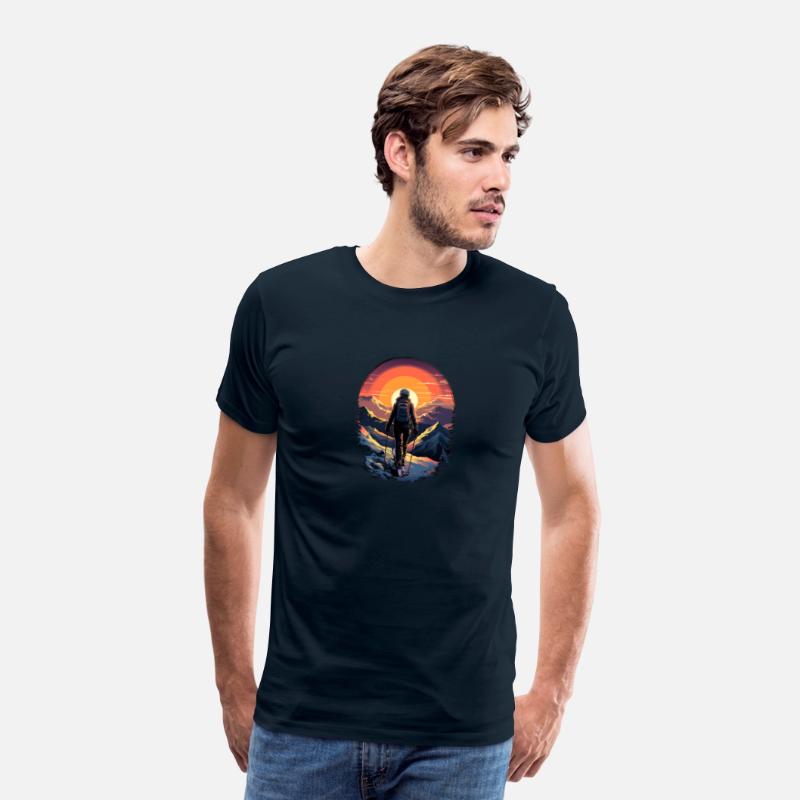 Skiing Girl Ski Snow Mountain Skier Sunset Women
