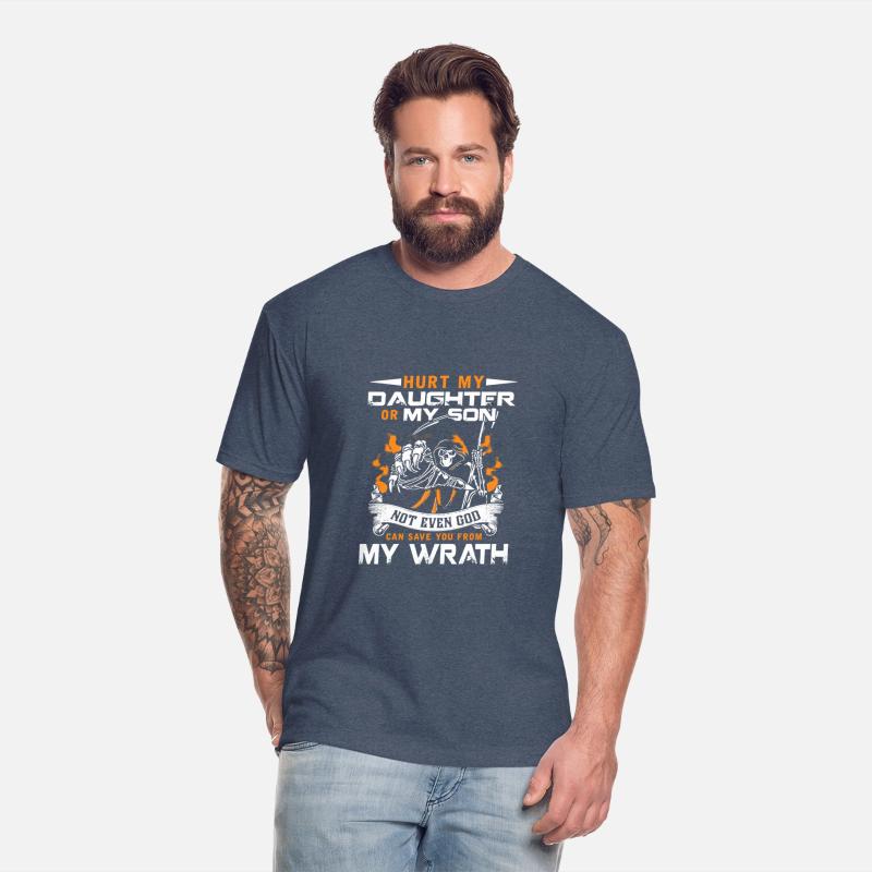 skull t shirt don't hurt my daughter or my son
