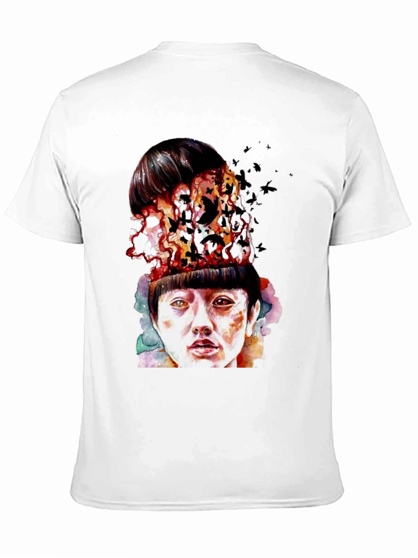Surreal Portrait Graphic T-Shirt