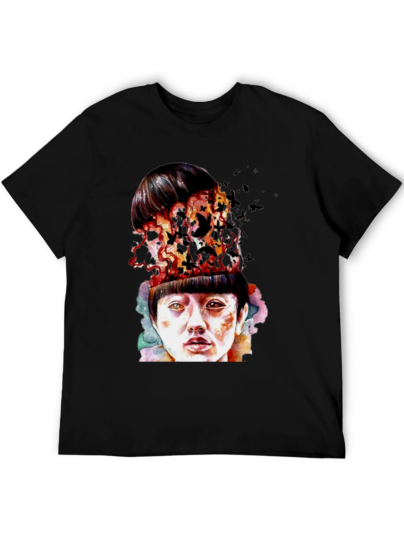 Surreal Portrait Graphic T-Shirt