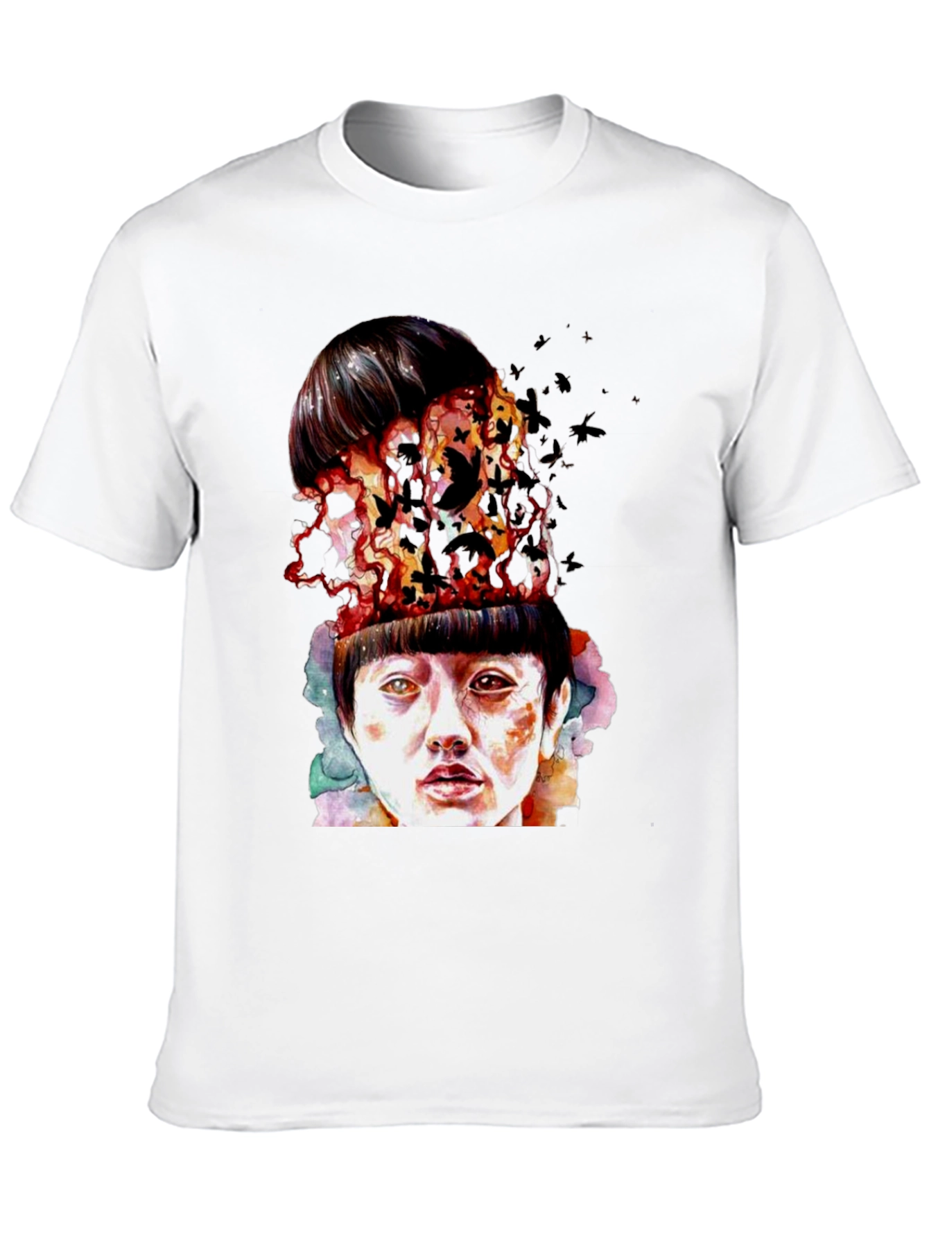Surreal Portrait Graphic T-Shirt