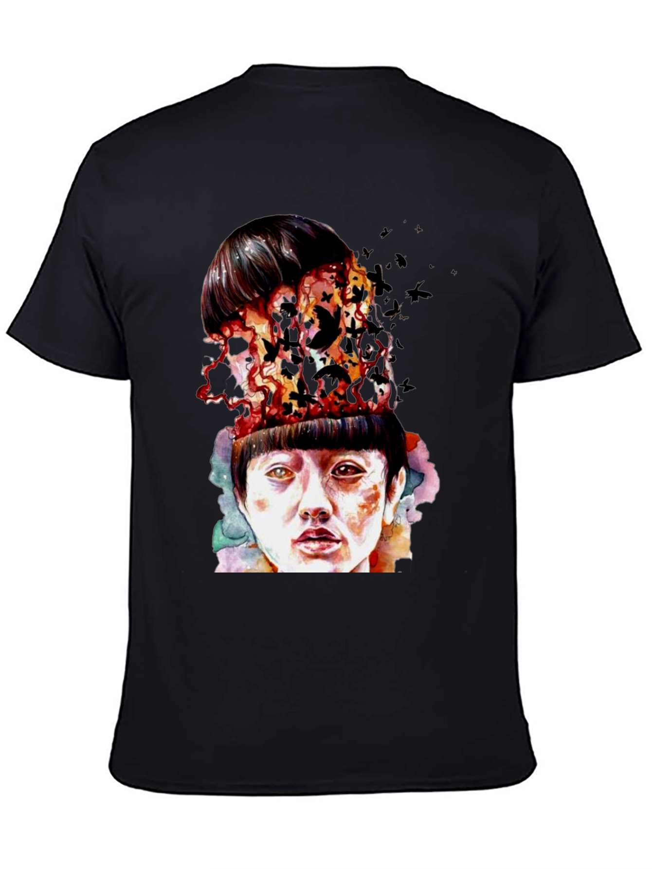 Surreal Portrait Graphic T-Shirt