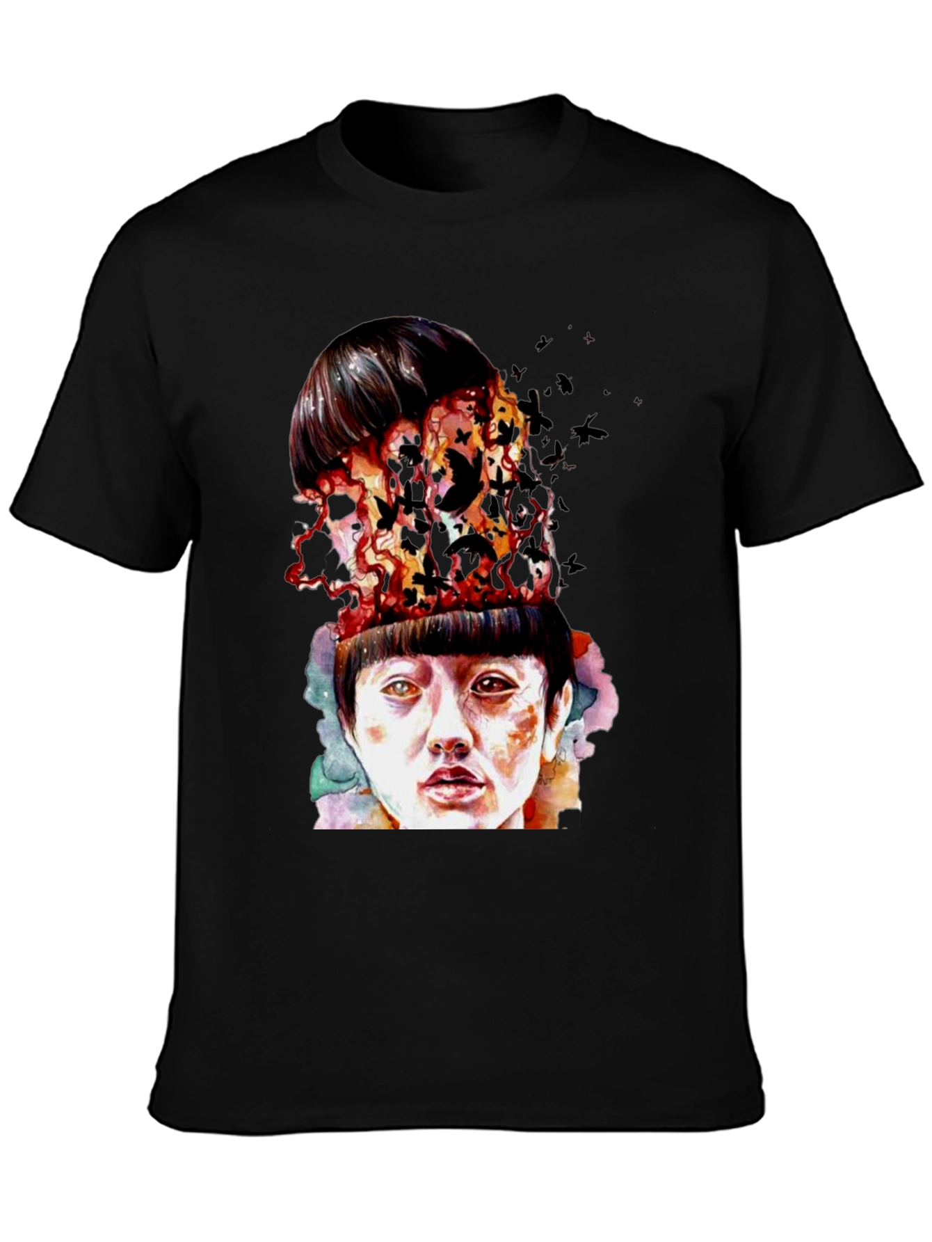 Surreal Portrait Graphic T-Shirt