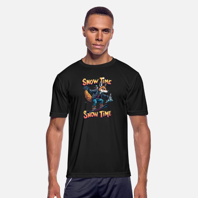 Snow Time Snowboarding Fox Adventure Artwork