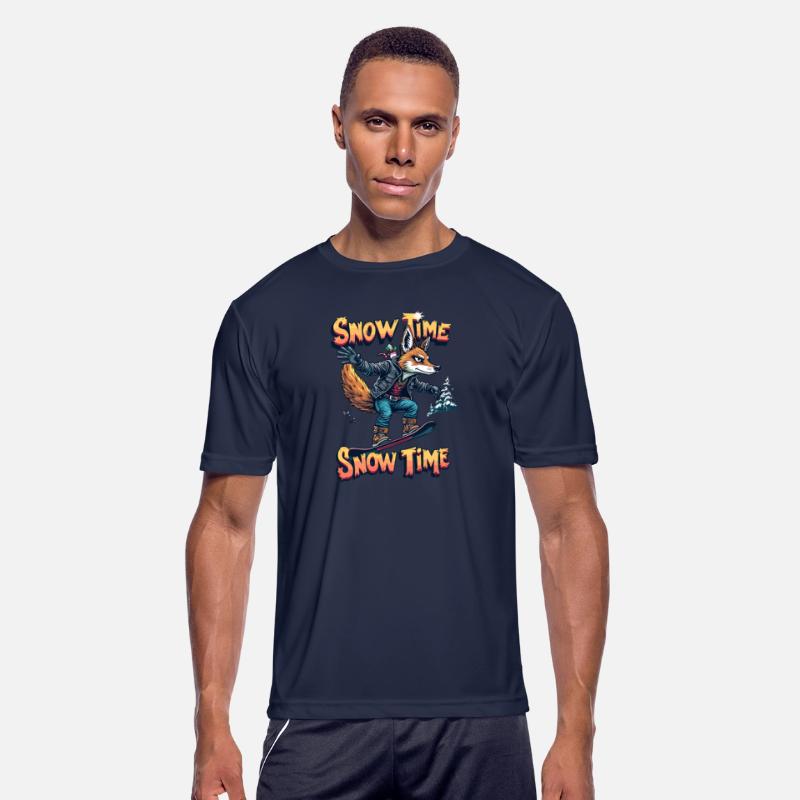 Snow Time Snowboarding Fox Adventure Artwork