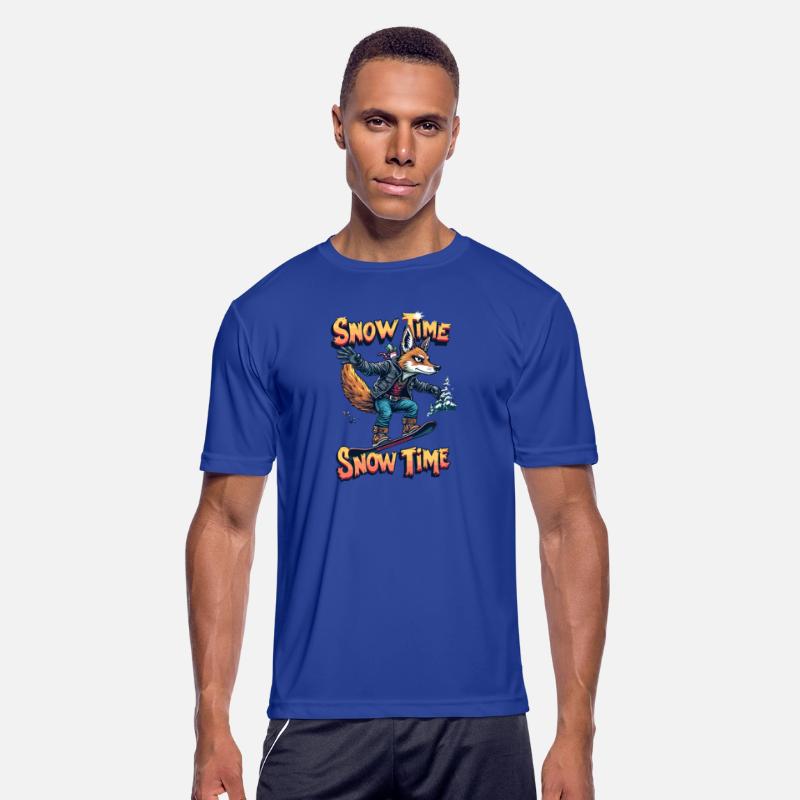 Snow Time Snowboarding Fox Adventure Artwork