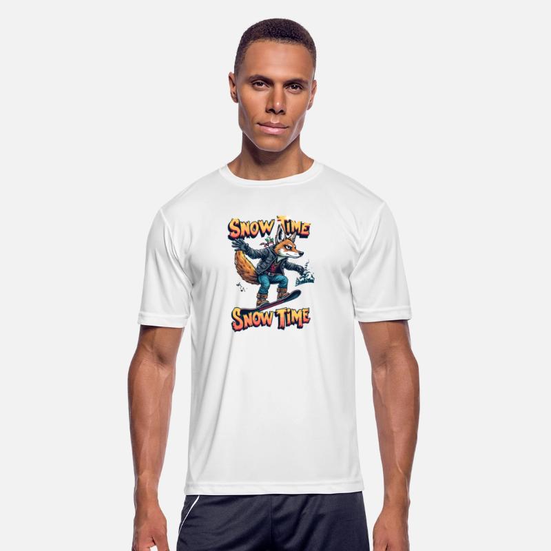 Snow Time Snowboarding Fox Adventure Artwork