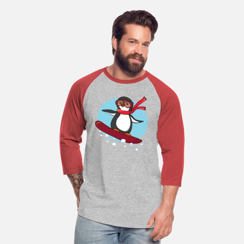 Snowboarding Penguin