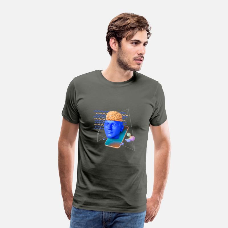 Social Media Network Abstract Human Brain Head