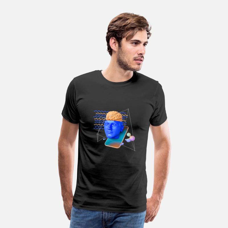 Social Media Network Abstract Human Brain Head