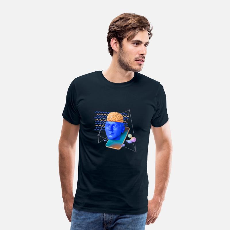 Social Media Network Abstract Human Brain Head
