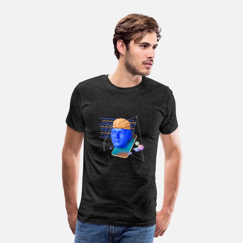 Social Media Network Abstract Human Brain Head