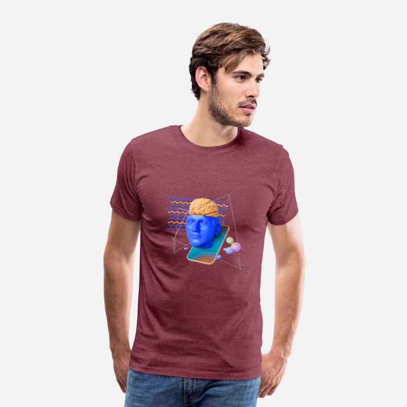 Social Media Network Abstract Human Brain Head