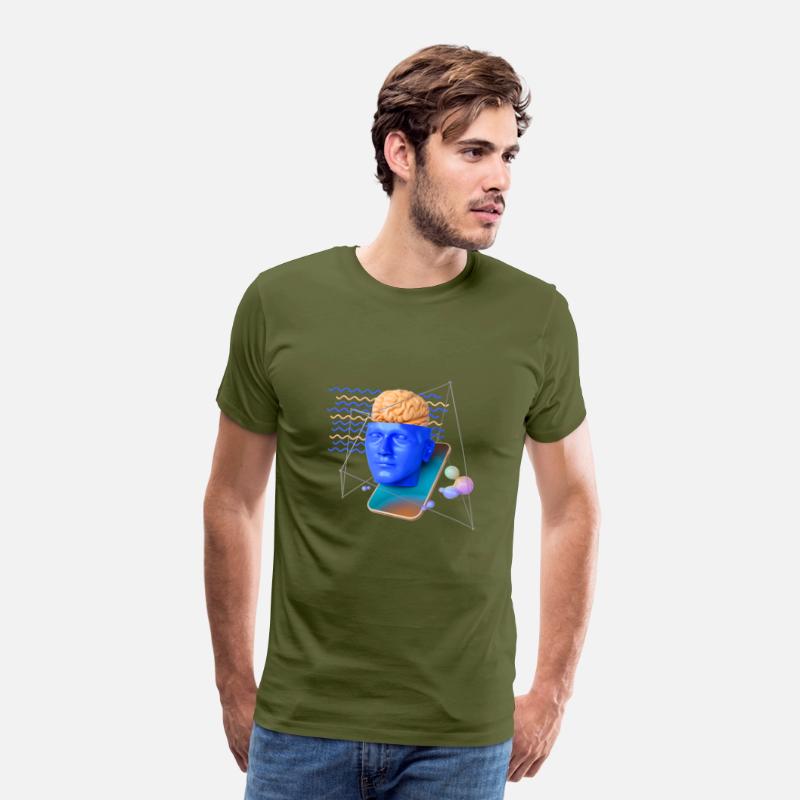 Social Media Network Abstract Human Brain Head