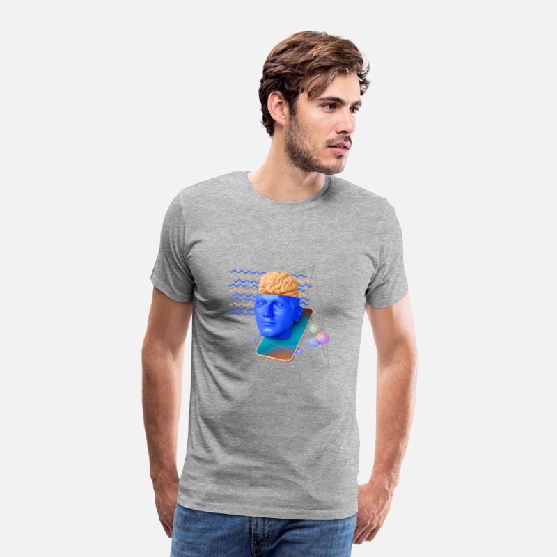 Social Media Network Abstract Human Brain Head