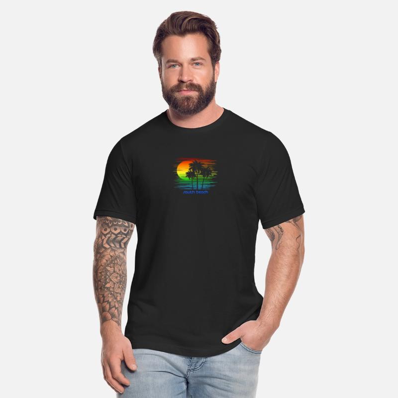 South Beach Miami Florida LGBTQ Rainbow Flag