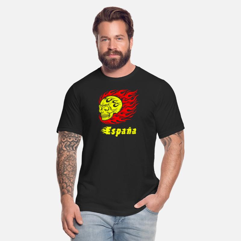 Spain Skull Design Design