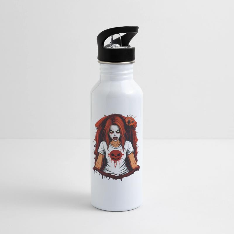 Spooky Blood-Splattered Pumpkin Tee - Halloween