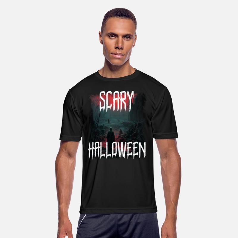 spooky costume outfit saying Scary Halloween ghost