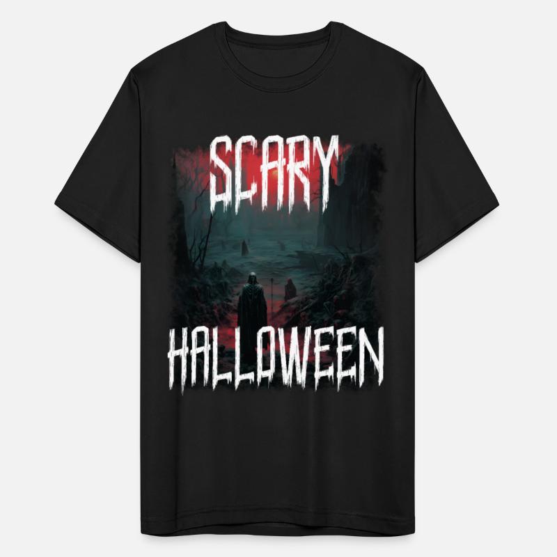 spooky costume outfit saying Scary Halloween ghost