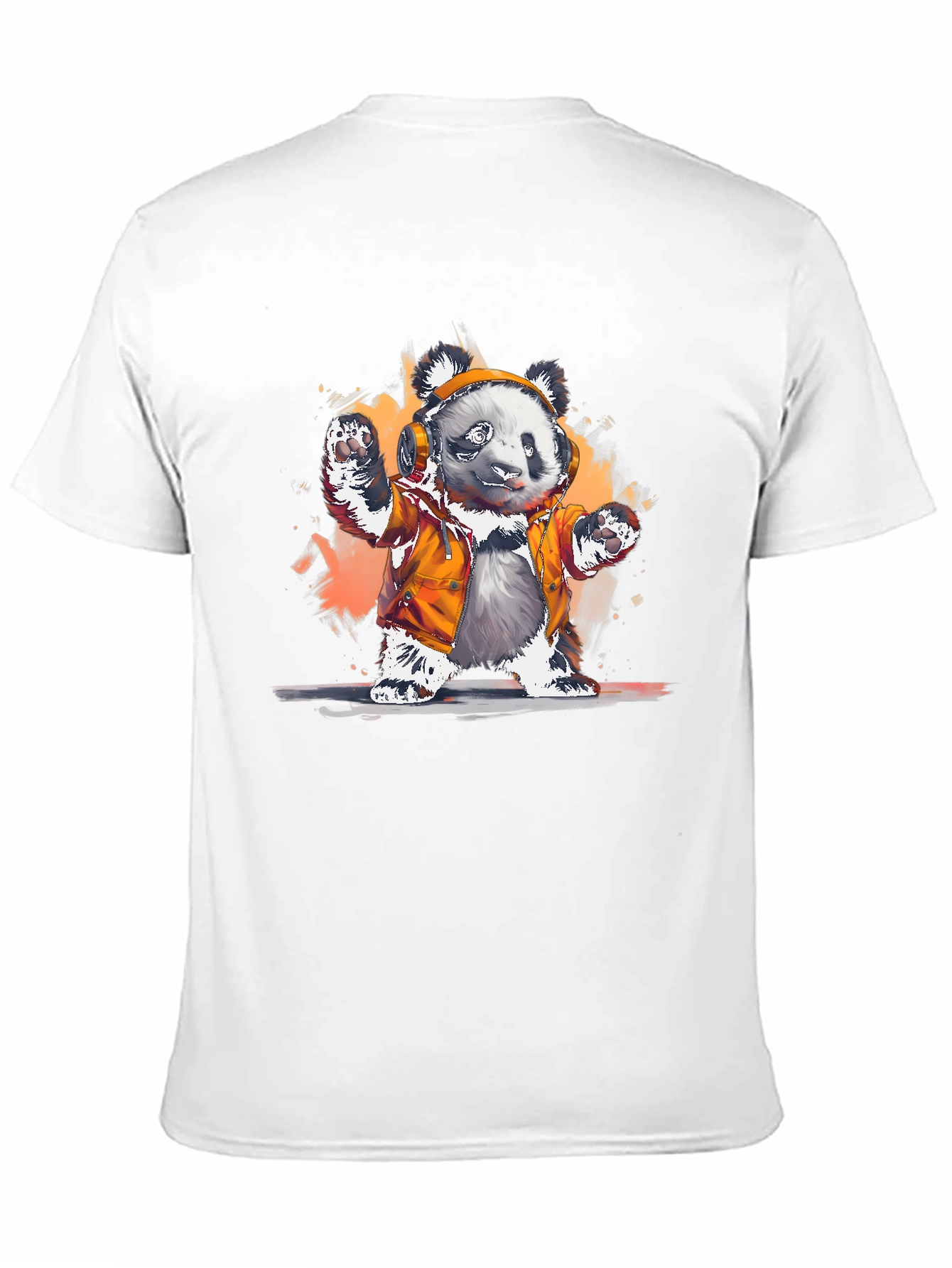 Panda DJ Graphic T-Shirt - Cool Animal Tee