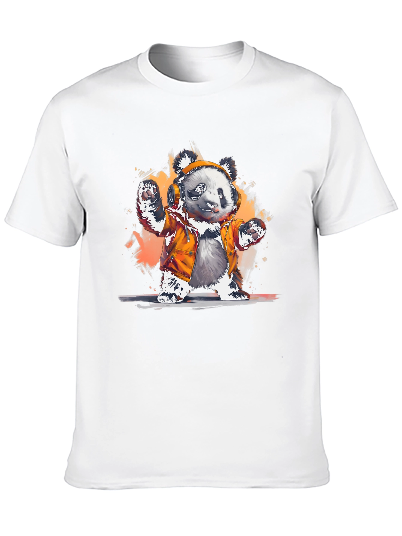 Panda DJ Graphic T-Shirt - Cool Animal Tee