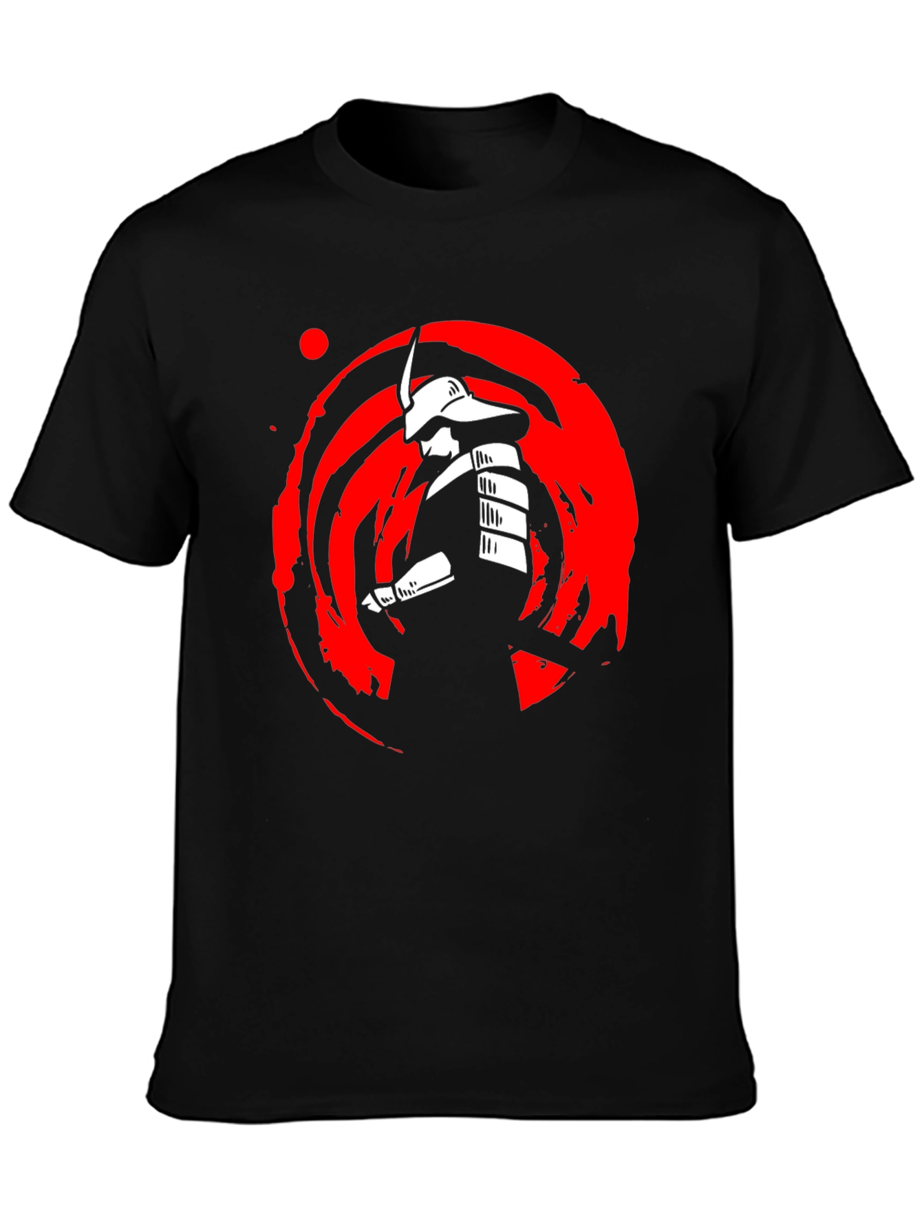 Samurai Graphic Black T-Shirt