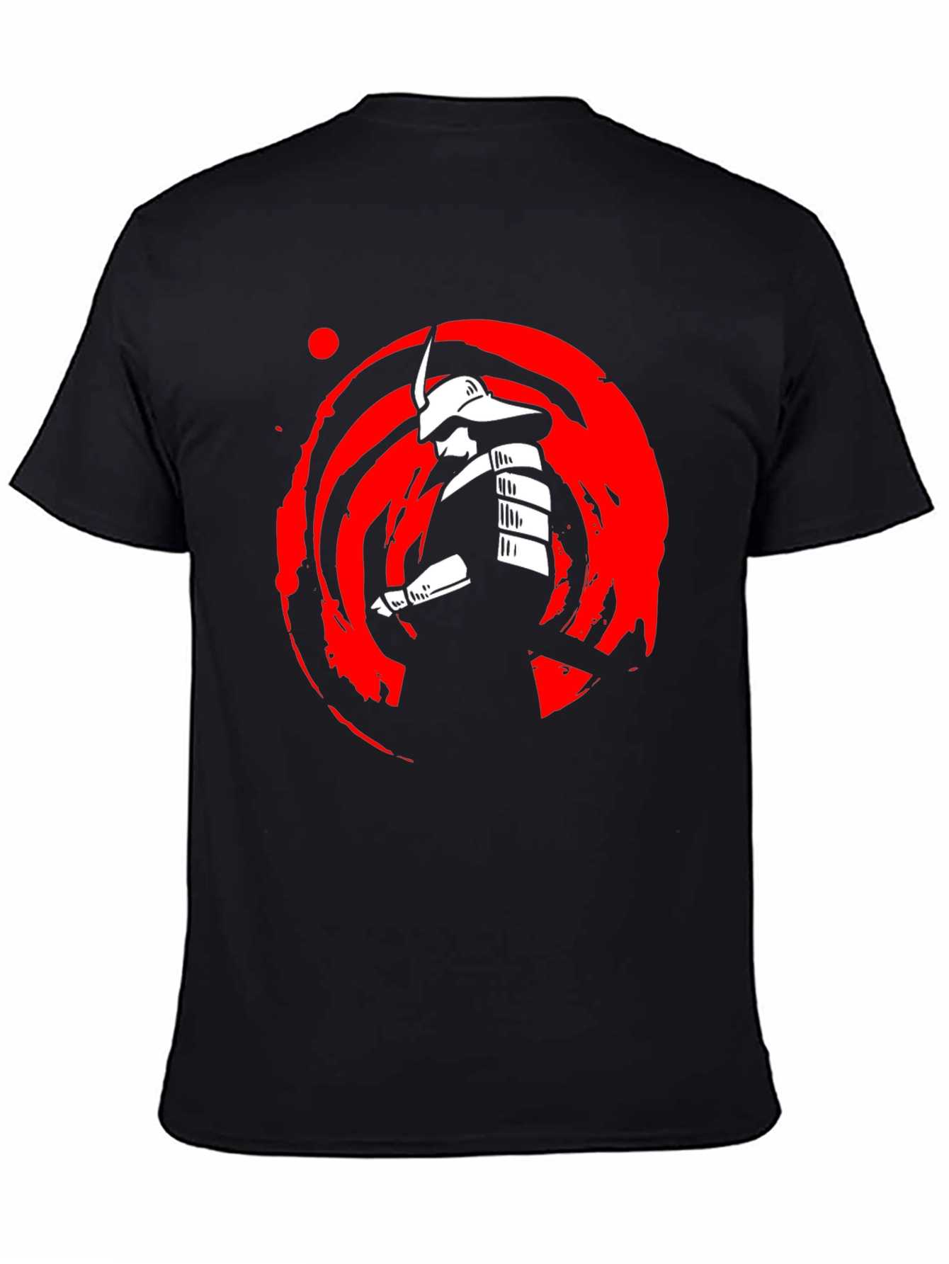 Samurai Graphic Black T-Shirt