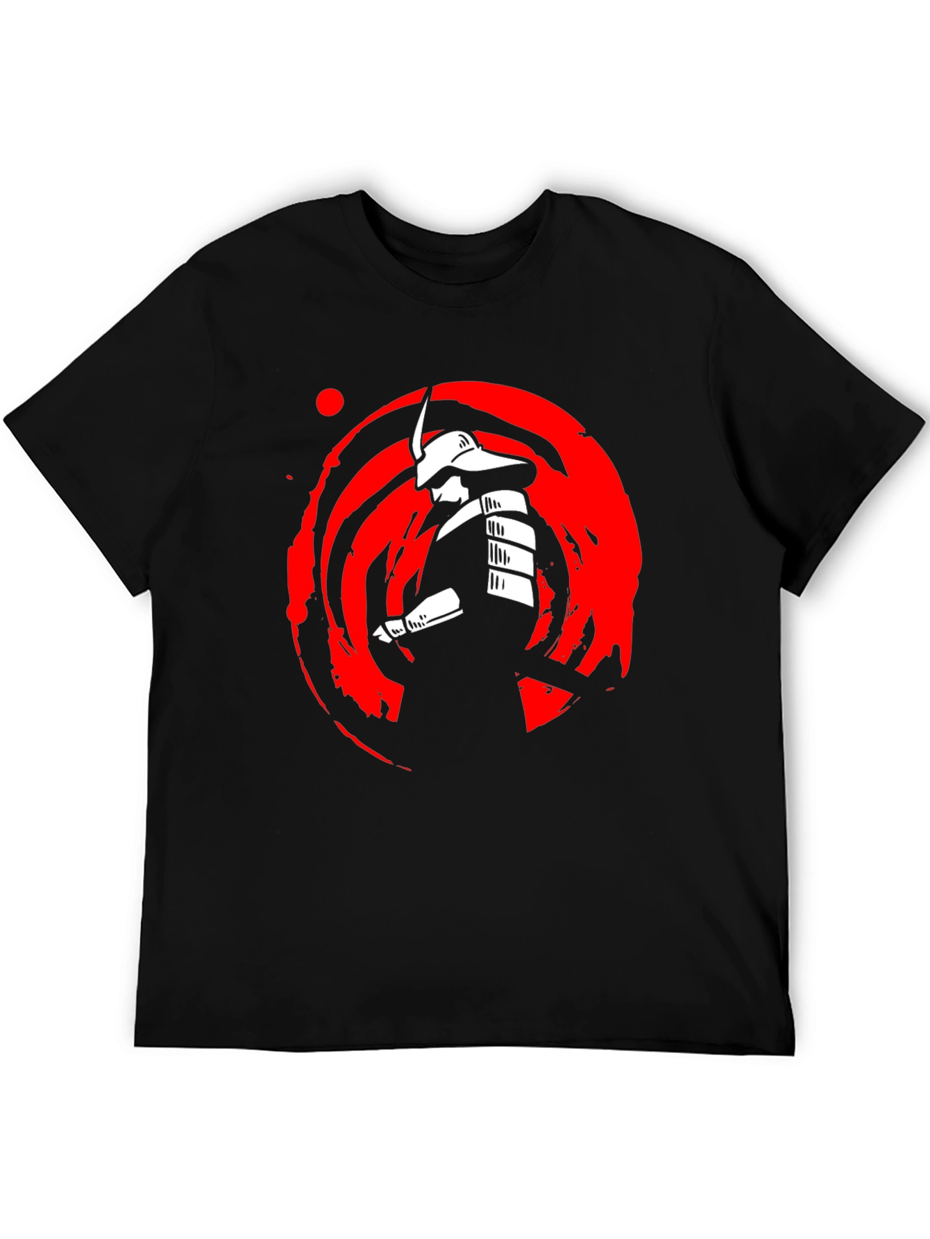 Samurai Graphic Black T-Shirt