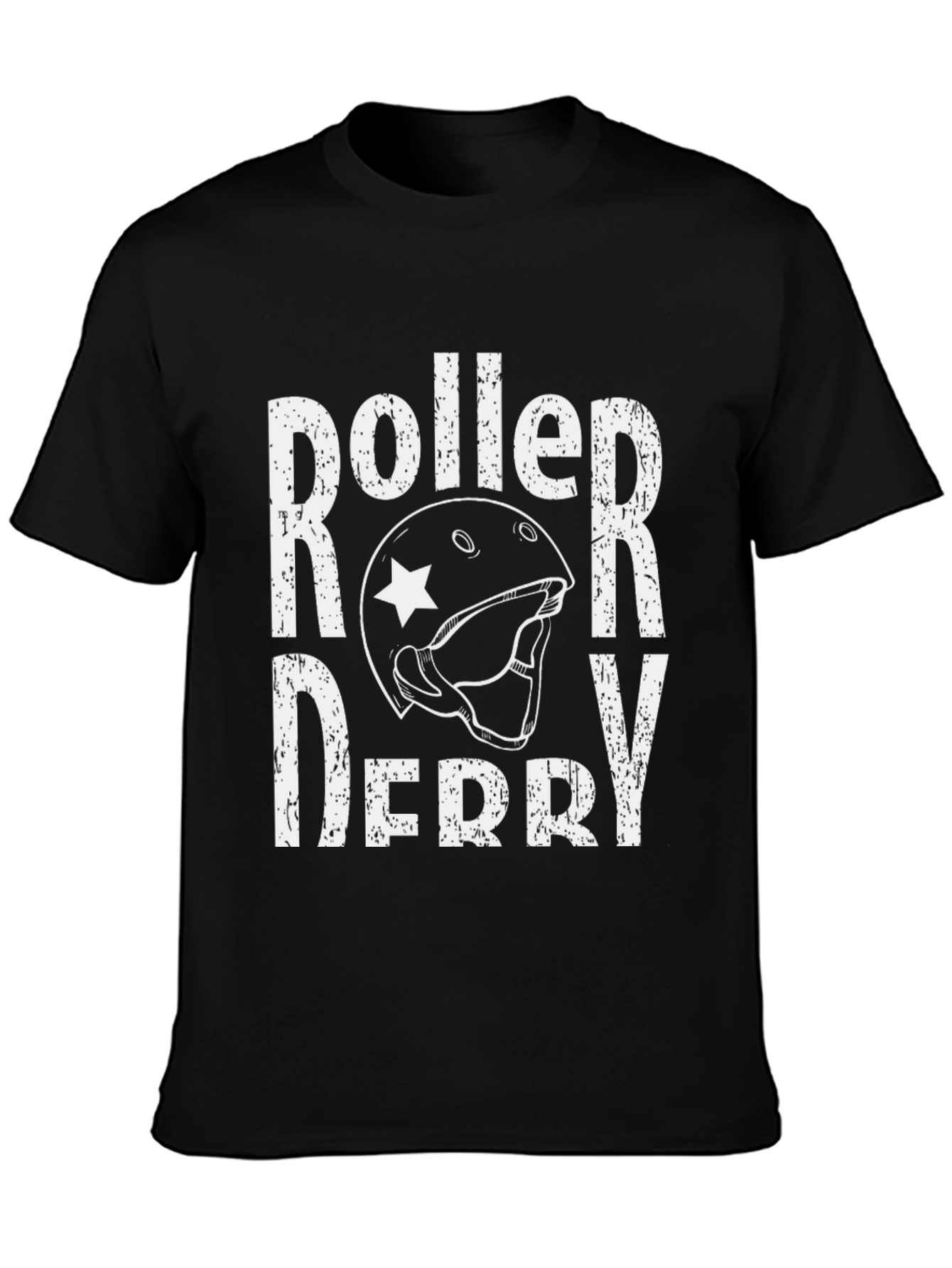 Roller Derby Graphic Tee - Unisex Black T-Shirt