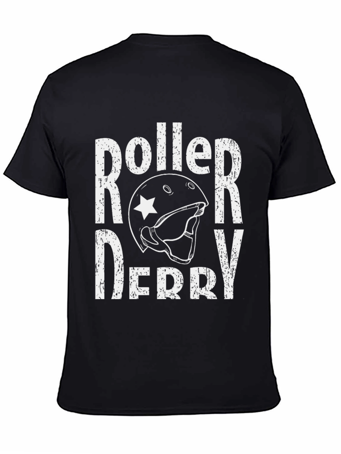 Roller Derby Graphic Tee - Unisex Black T-Shirt