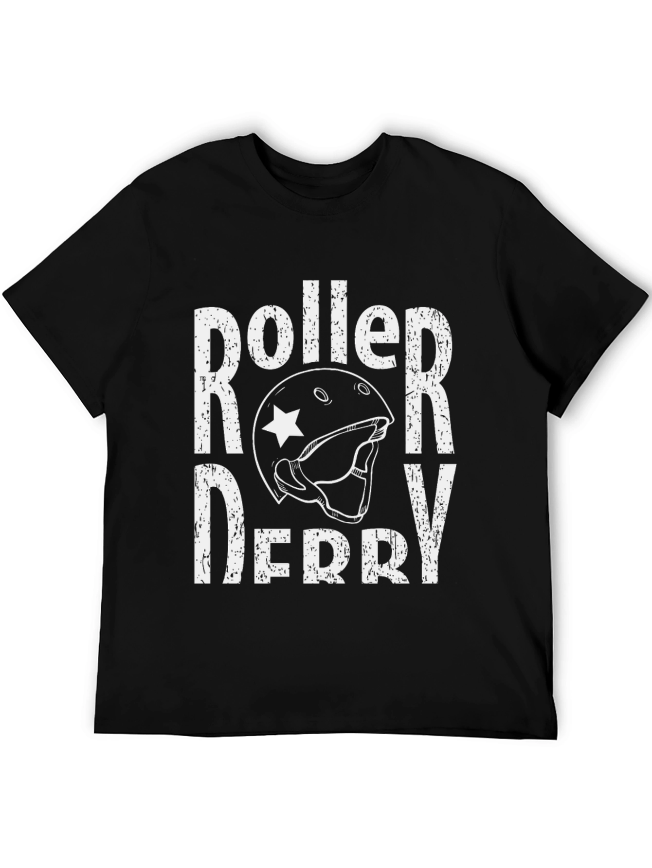 Roller Derby Graphic Tee - Unisex Black T-Shirt