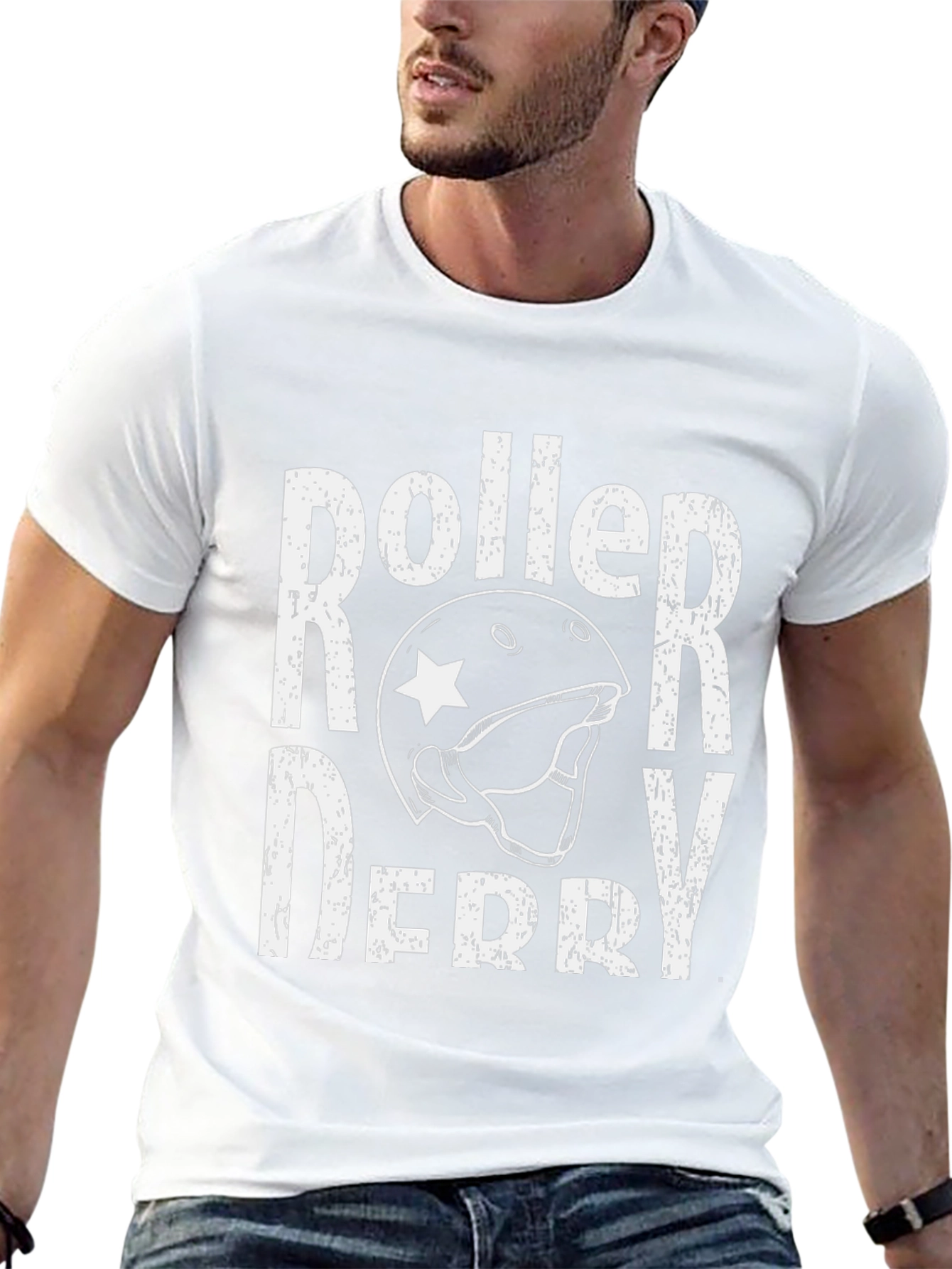 Roller Derby Graphic Tee - Unisex Black T-Shirt