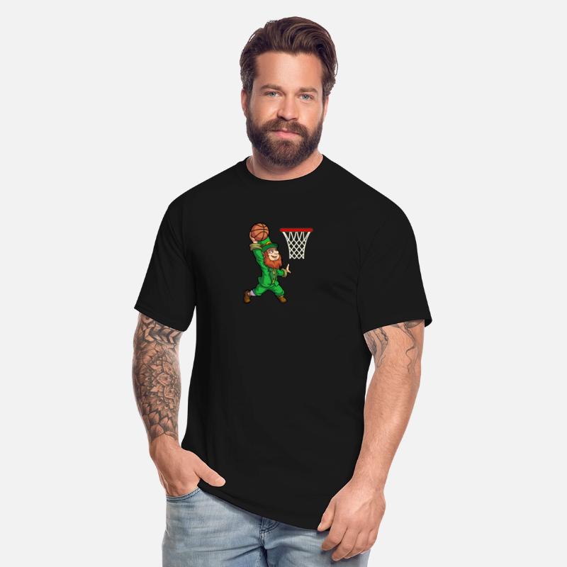 St PatricDay Basketball Dunk Leprechaun